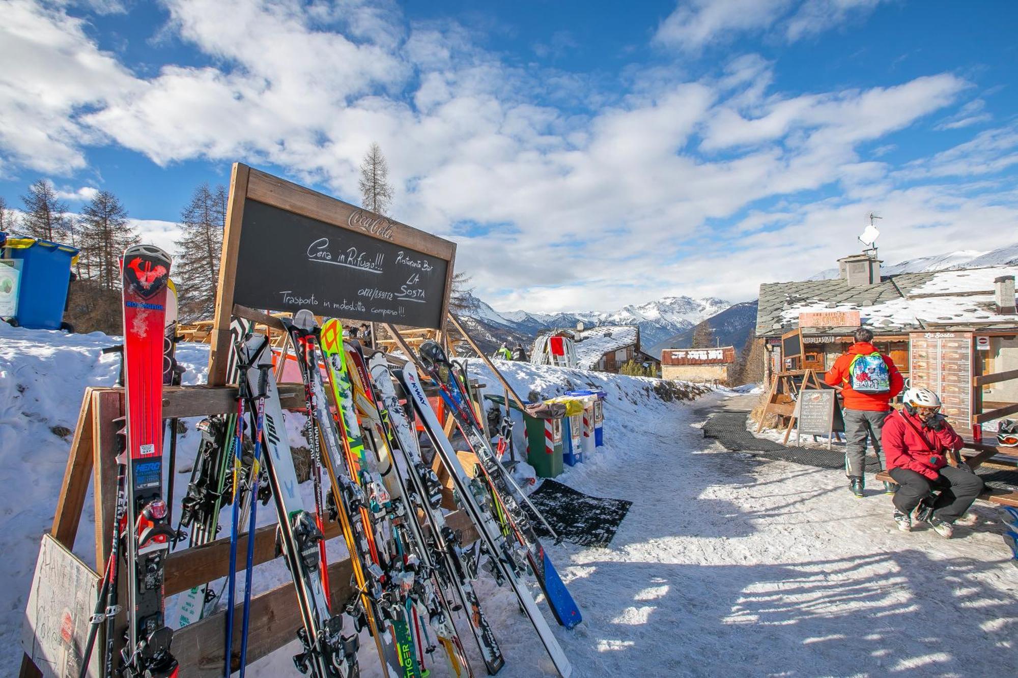 Studio Abete Rosso 500M From Ski - Happy Rentals Oulx Exteriér fotografie